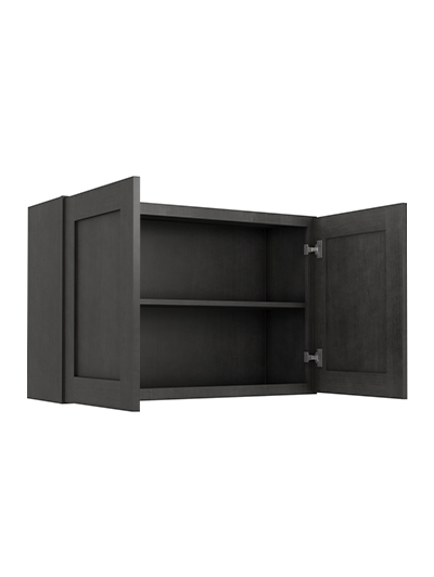 AG-W3624B: Greystone Shaker 36″ Double Door Bridge Wall Cabinet