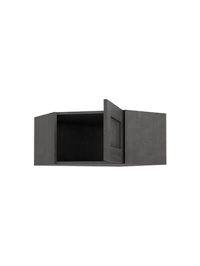 AG-WDC2412: Greystone Shaker 24″ Diagonal Corner Wall Cabinet