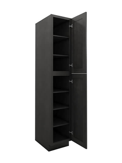 AG-WP1584: Greystone Shaker 15″ 2 Door Pantry Cabinet