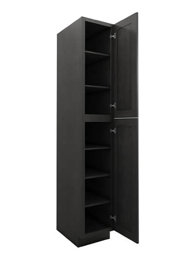AG-WP1590: Greystone Shaker 15″ 2 Door Pantry Cabinet