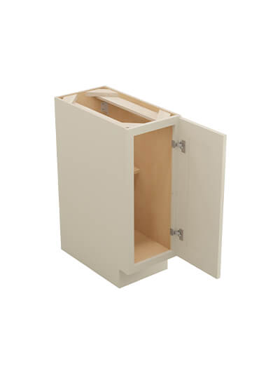 SA-B12FH: Shaker Antique White 12″ Single Door Base Cabinet