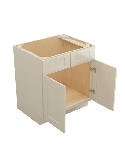 SA-SB30: Shaker Antique White 30″ Sink Base Cabinet
