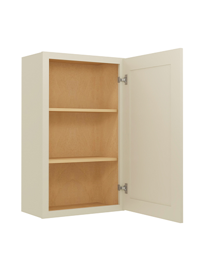 SA-W2136: Shaker Antique White 21″ Single Door 36″ High Wall Cabinet