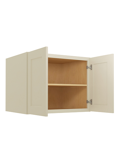 SA-W302424: Shaker Antique White 30″ Wall Refrigerator Cabinets 24″ H (24″ Deep)