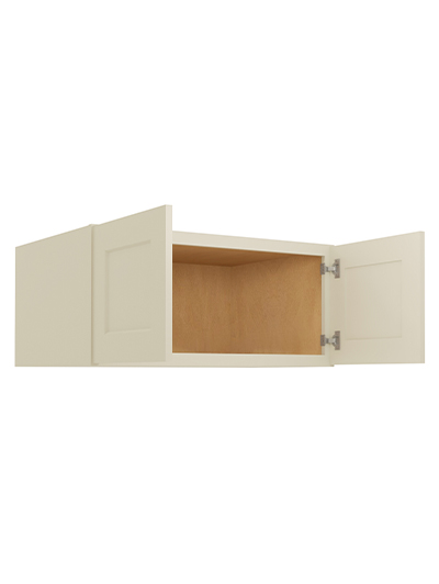 SA-W331524: Shaker Antique White 33″ Wall Refrigerator Cabinets 15″ H (24″ Deep)