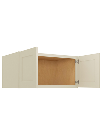 SA-W361824: Shaker Antique White 36″ Wall Refrigerator Cabinets 18″ H (24″ Deep)