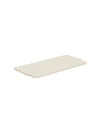 SA-WMSSHELF: Shaker Antique White Wall Open Cabinet Microwave Shelf Insert