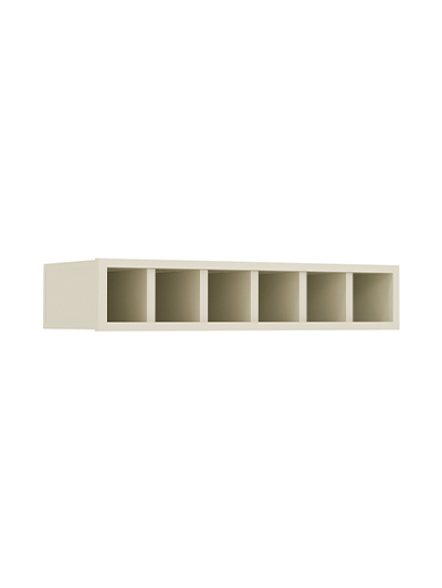 SA-WWC630: Shaker Antique White Wine Cubby