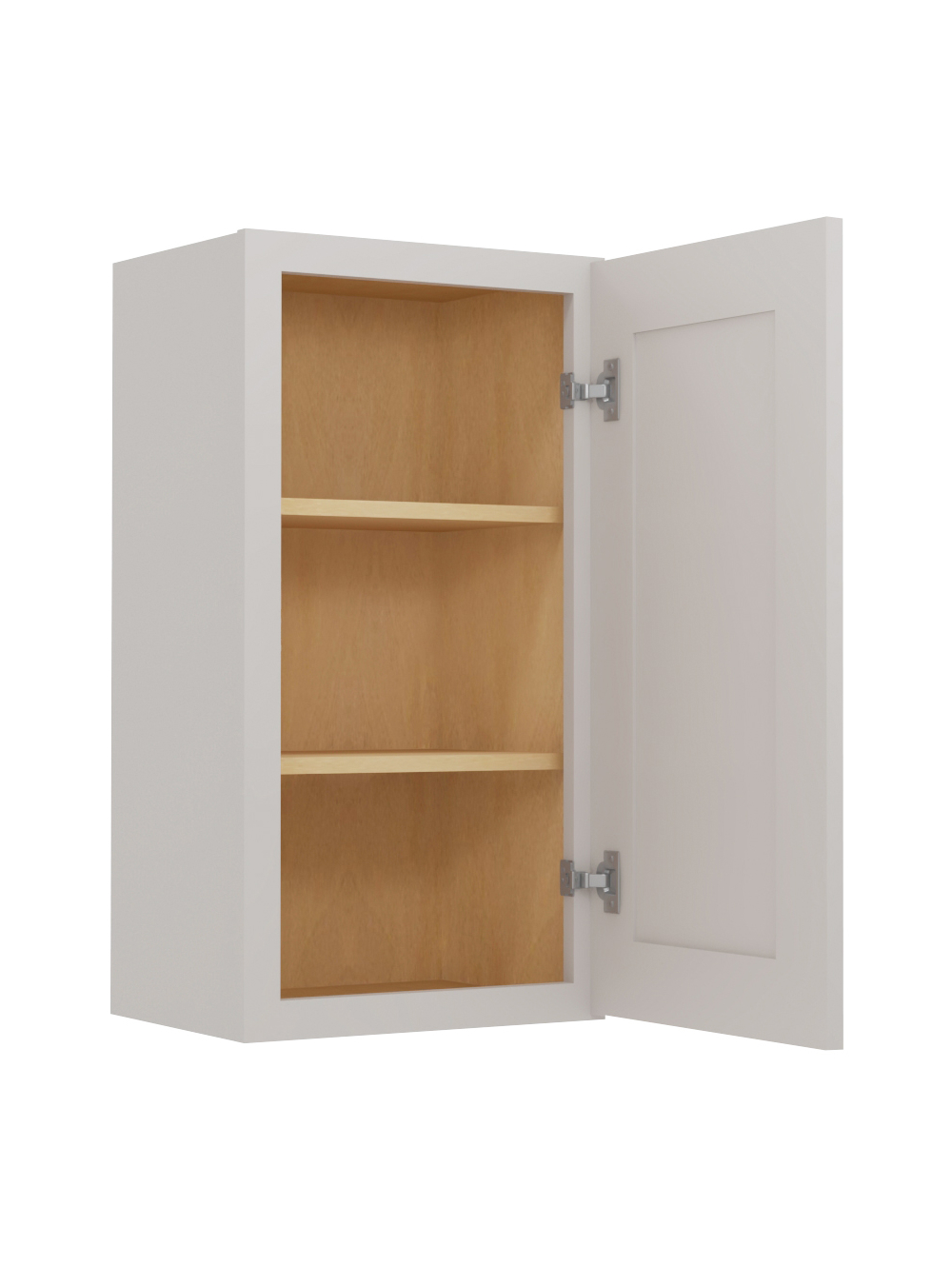 SD-W1530: Shaker Dove 15″ Single Door 30″ High Wall Cabinet