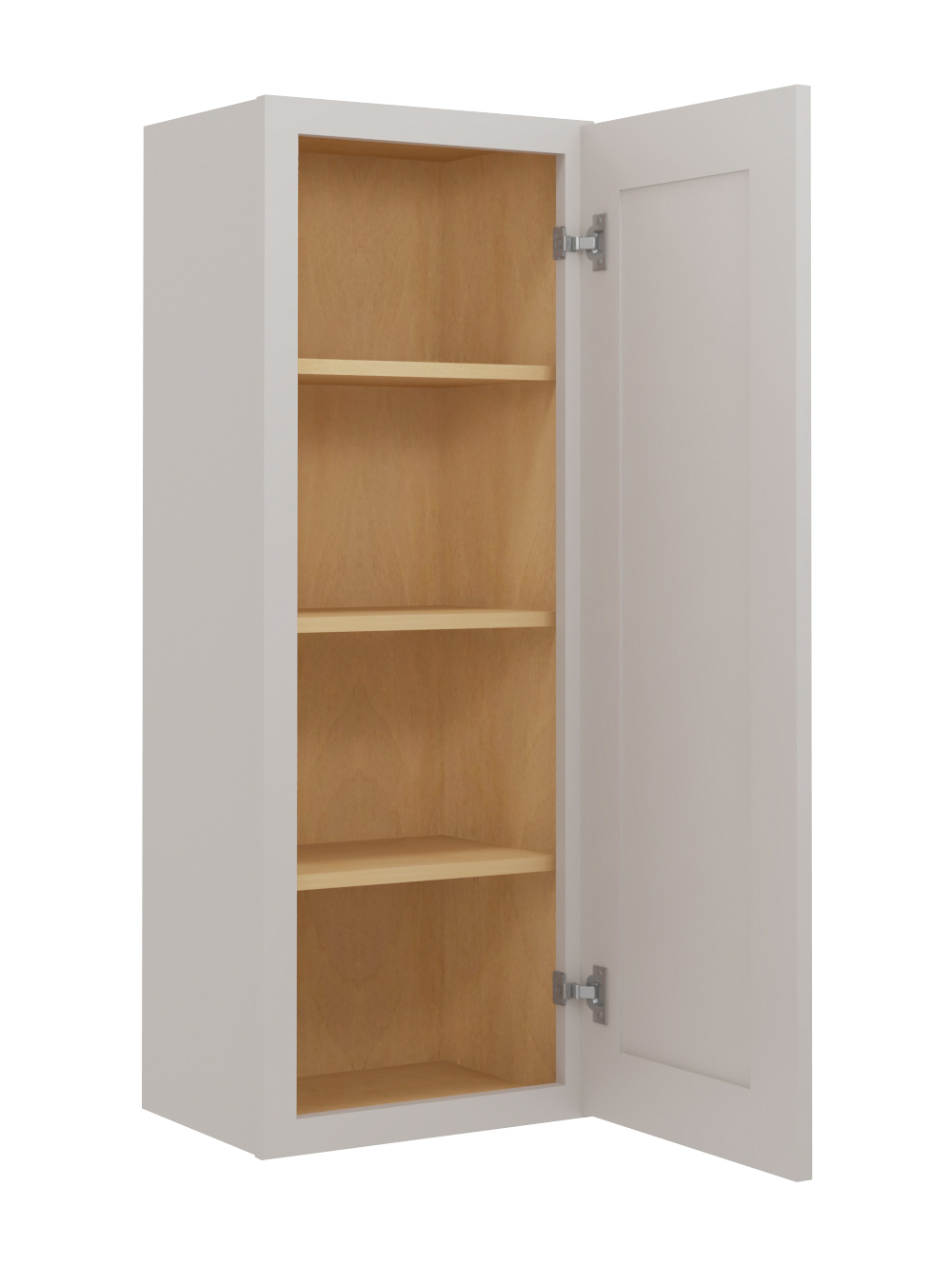 SD-W1542: Shaker Dove 15″ Single Door 42″ High Wall Cabinet