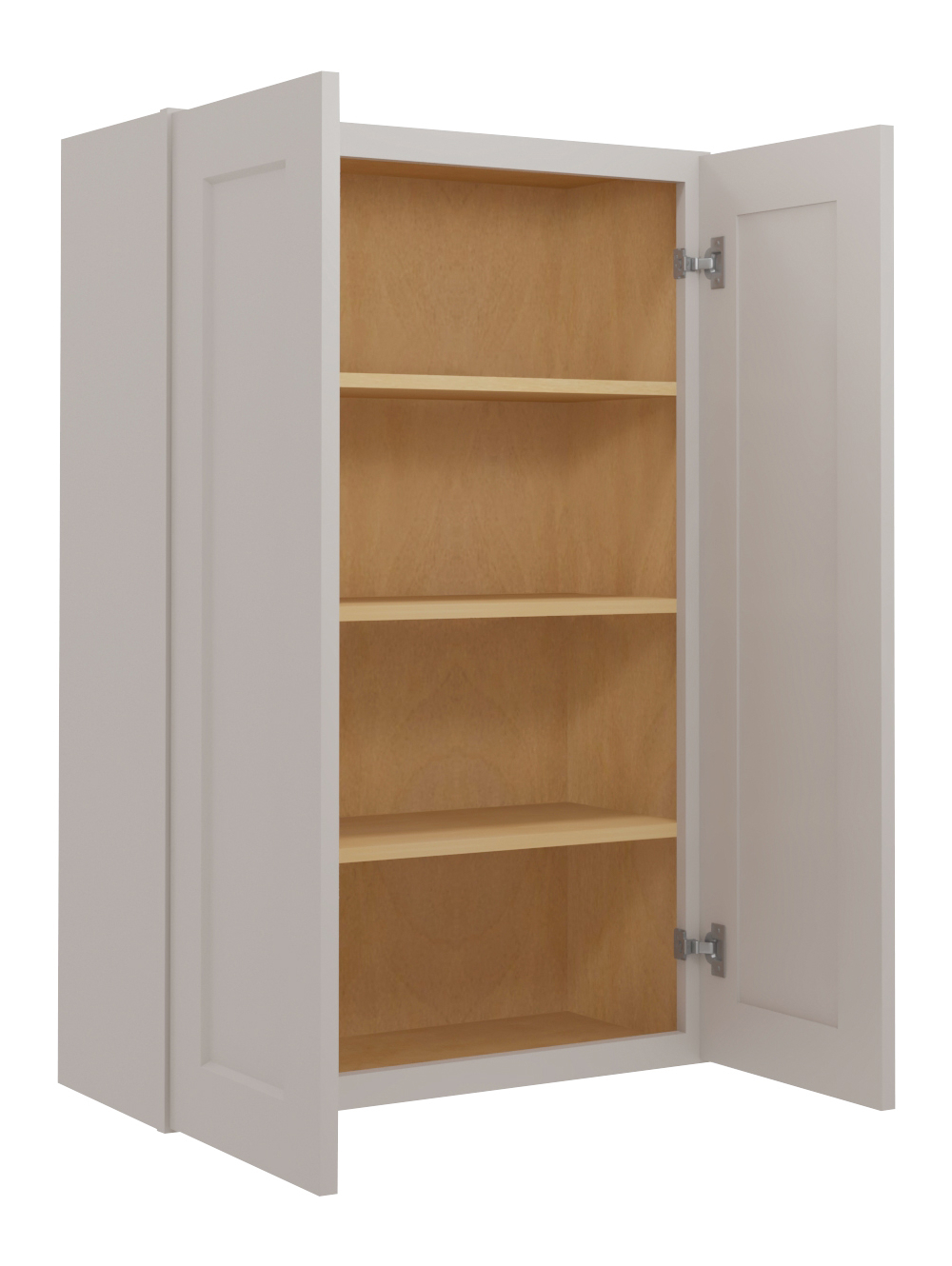 SD-W2742: Shaker Dove 27″ Double Door 42″ High Wall Cabinet