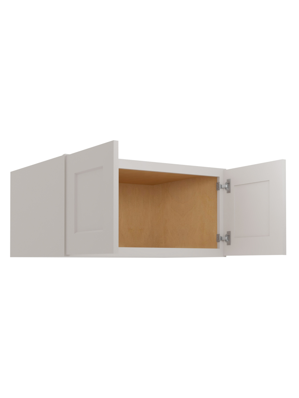 SD-W301524: Shaker Dove 30″ Wall Refrigerator Cabinets 15″ H (24″ Deep)