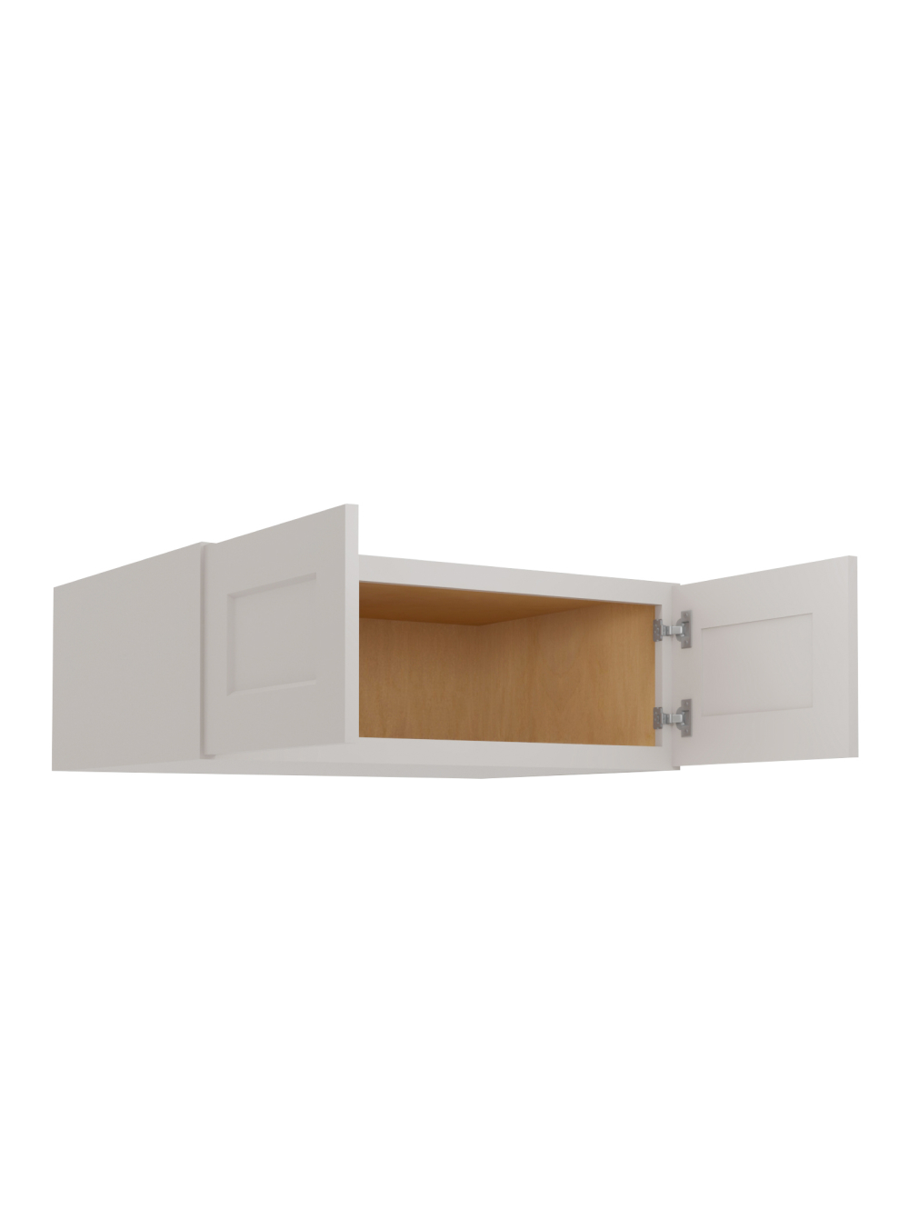 SD-W331224: Shaker Dove 33″ Wall Refrigerator Cabinets 12″ H (24″ Deep)