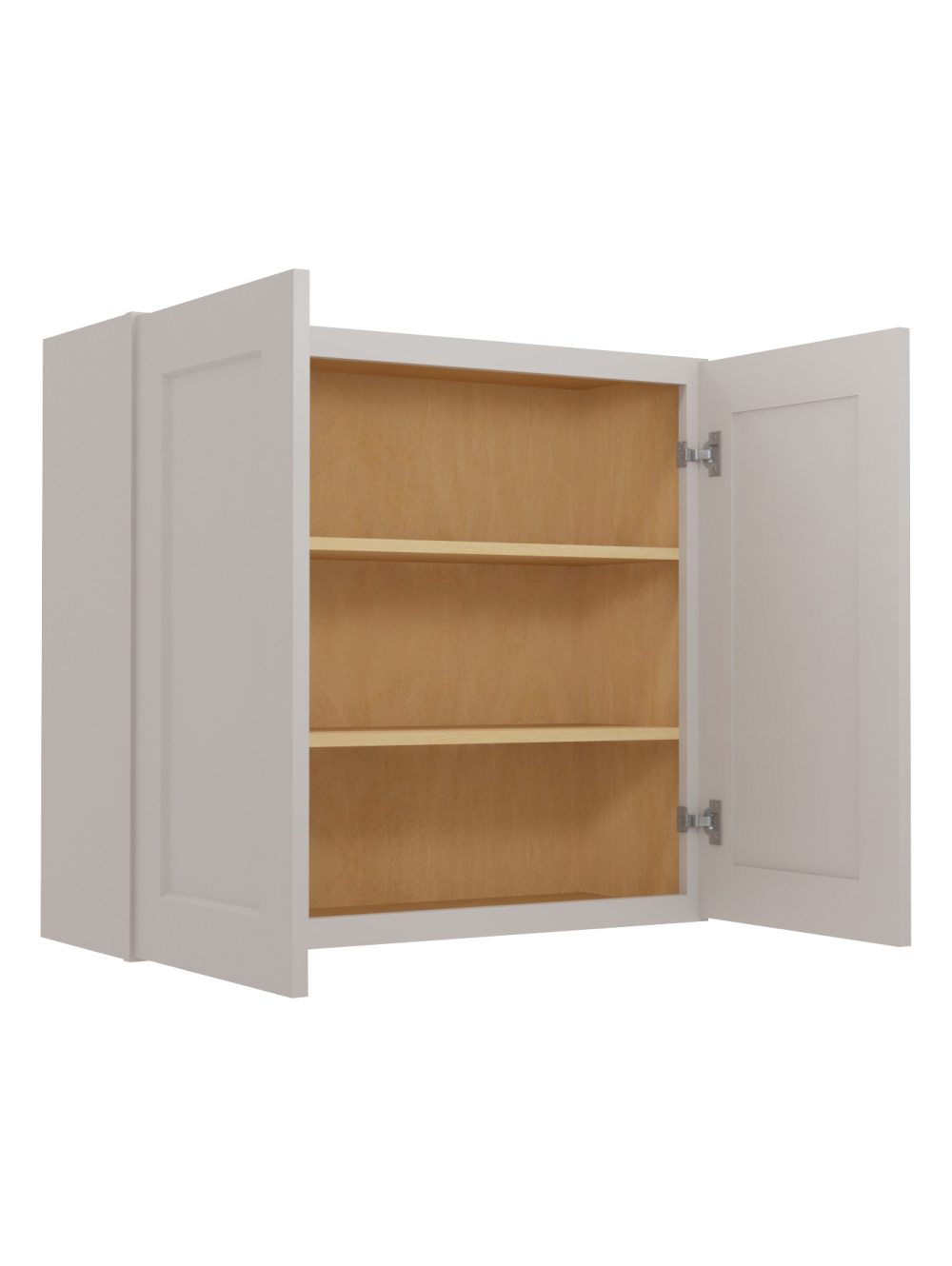 SD-W3330: Shaker Dove 33″ Double Door 30″ High Wall Cabinet