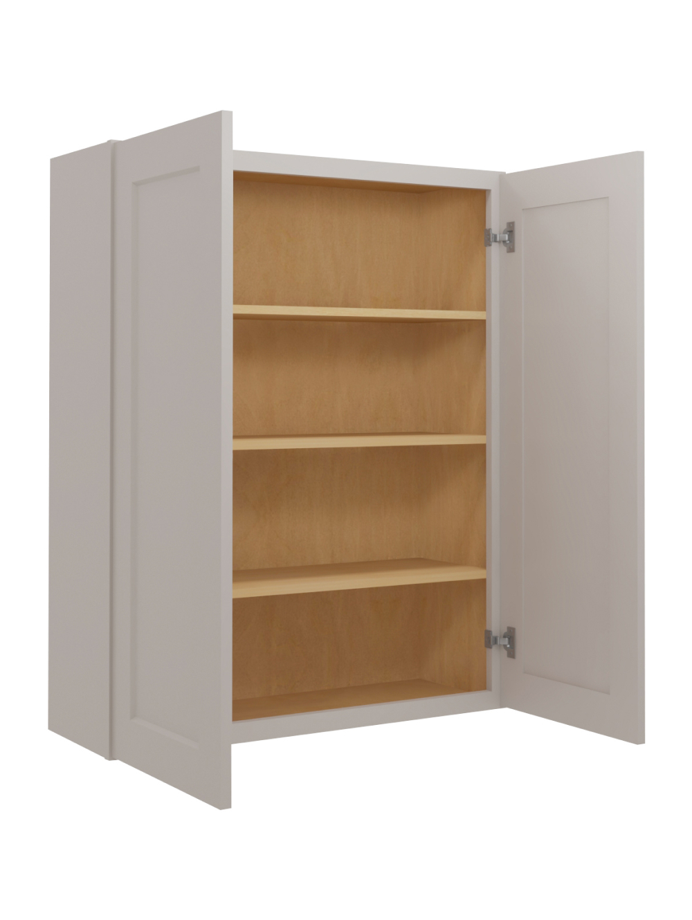 SD-W3342: Shaker Dove 33″ Double Door 42″ High Wall Cabinet