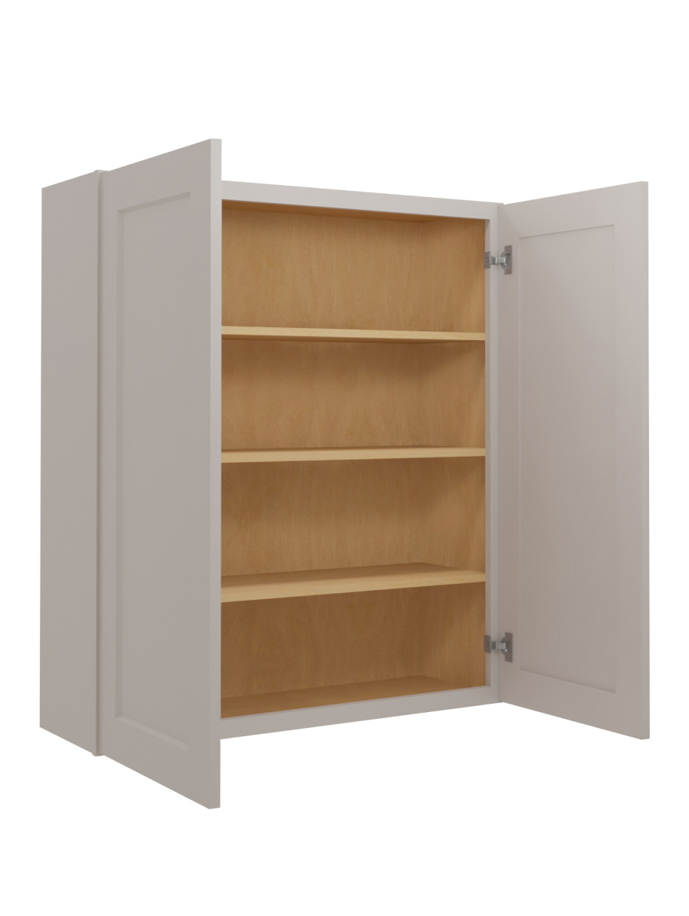 SD-W3642: Shaker Dove 36″ Double Door 42″ High Wall Cabinet
