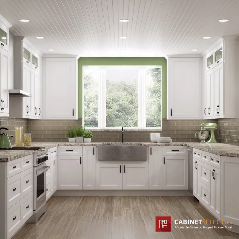 Shaker White Cabinet