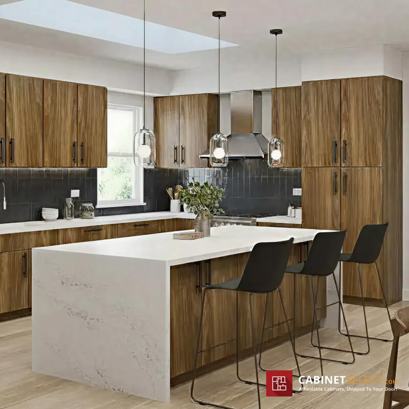 Euro Medium Oak Cabinet