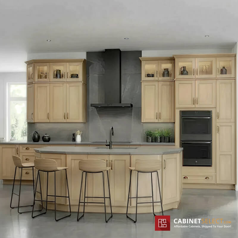 Shaker Honey Cabinet