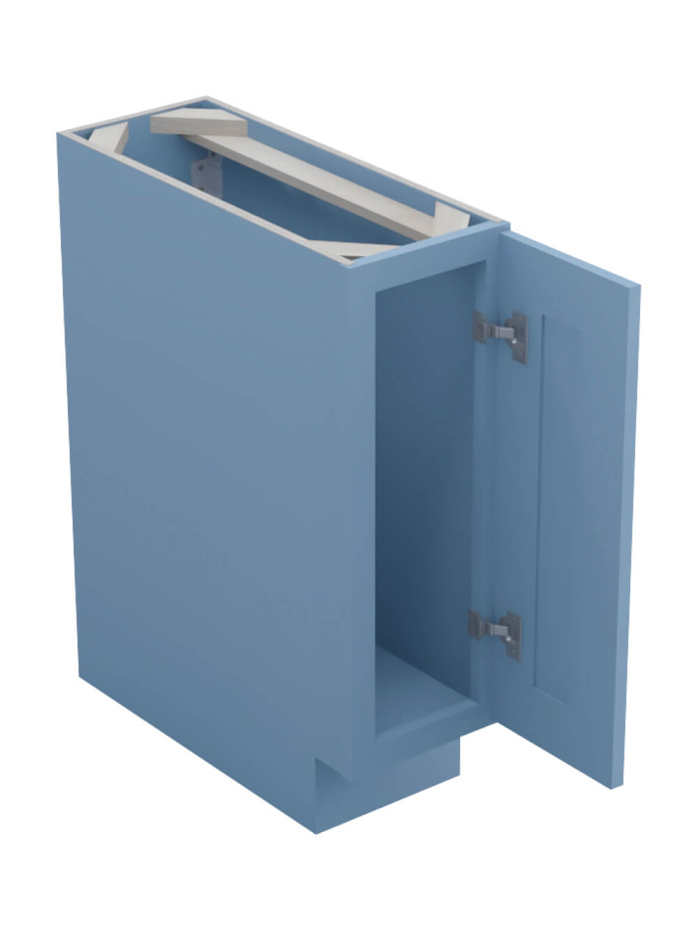 AX-FB09: Xterra Blue Shaker 9″ Full Height Base Cabinet