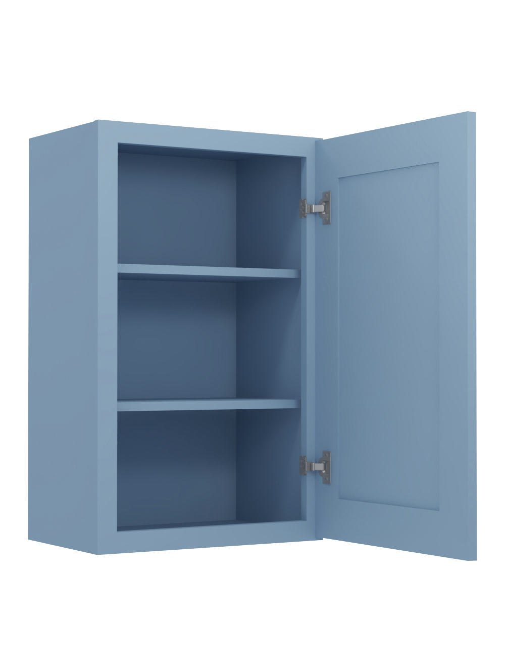 AX-W1830: Xterra Blue Shaker 18″ Single Door Wall Cabinet