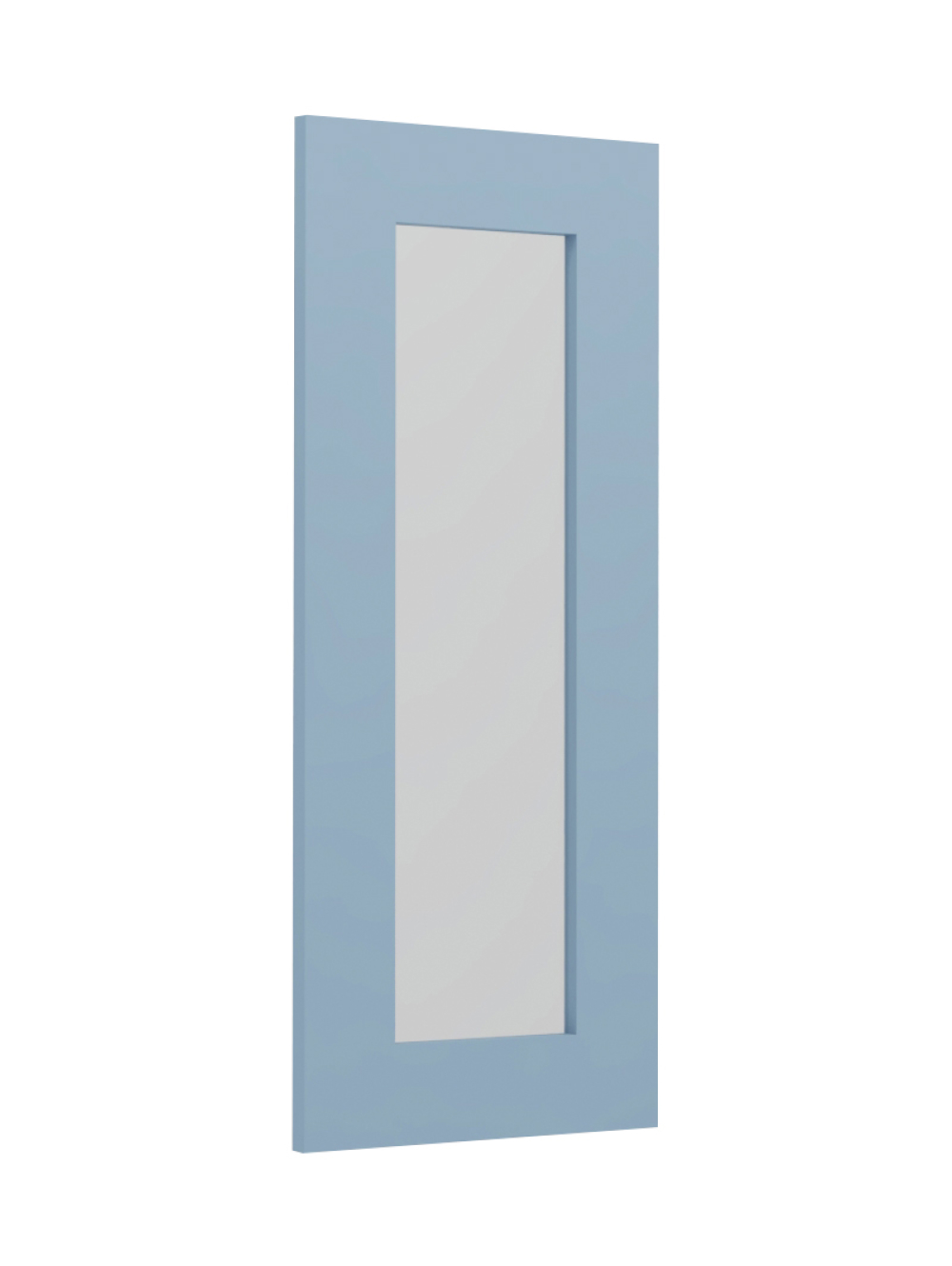 AX-W2430BGD: Xterra Blue Shaker 24″ Glass Door