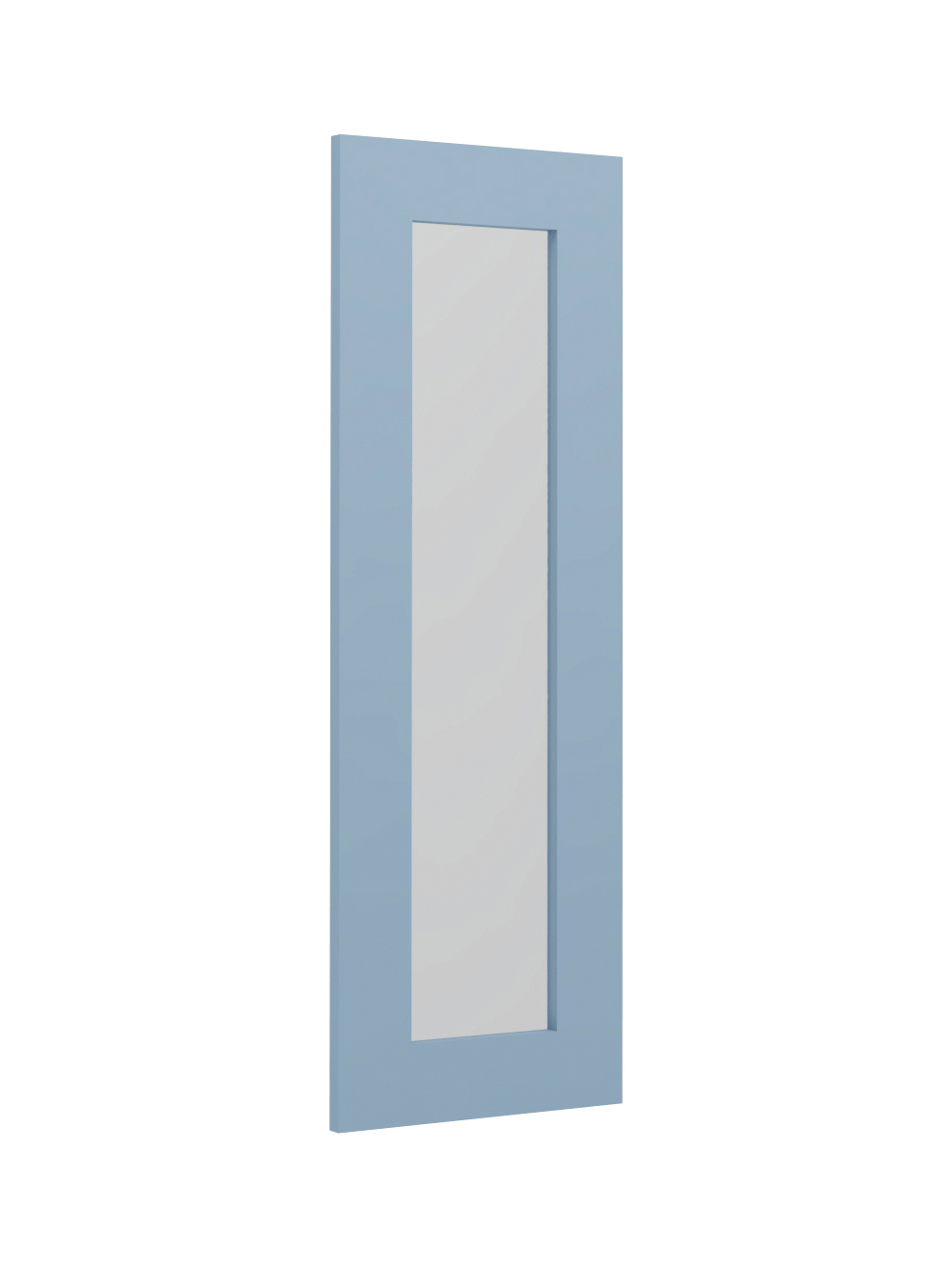 AX-W2436BGD: Xterra Blue Shaker 24″ Glass Door