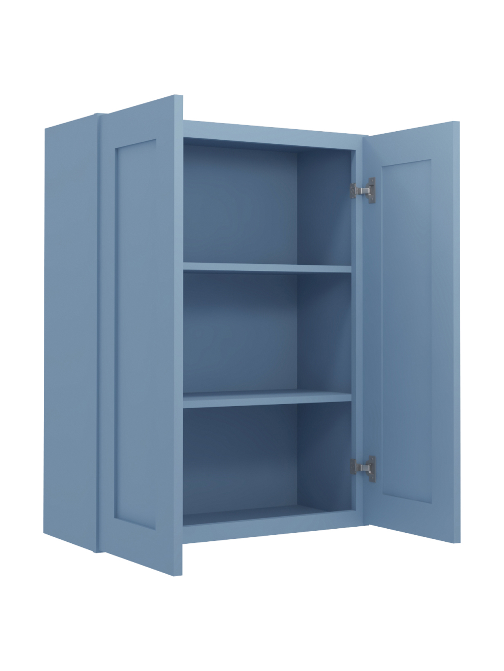 AX-W2736B: Xterra Blue Shaker 27″ Double Door Wall Cabinet