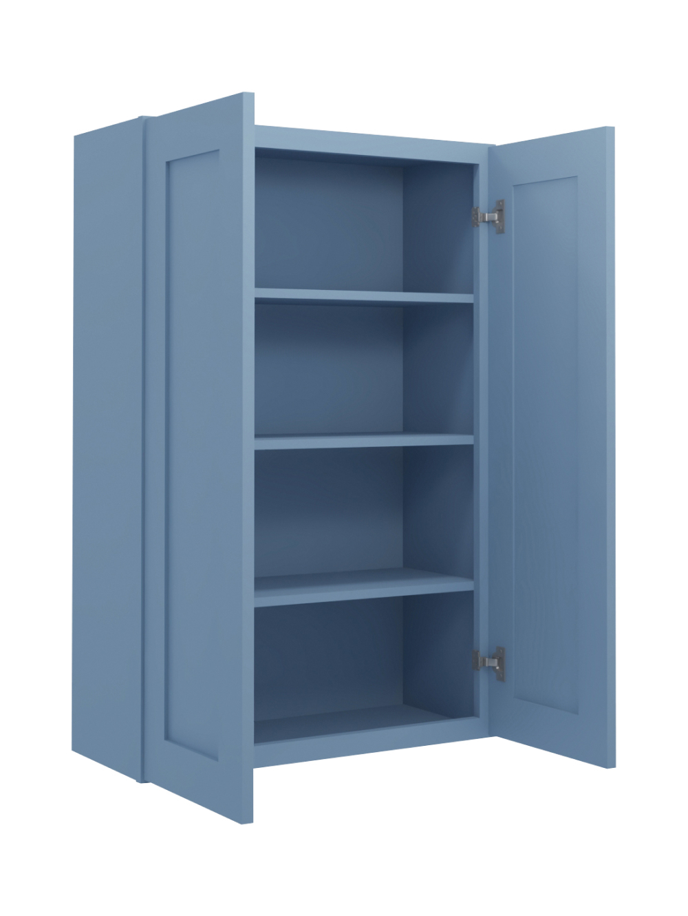 AX-W2742B: Xterra Blue Shaker 27″ Double Door Wall Cabinet
