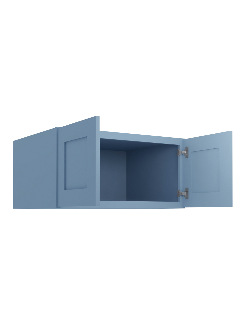AX-W301524B: Xterra Blue Shaker 30″ Refrigerator Wall Cabinet 24″ deep