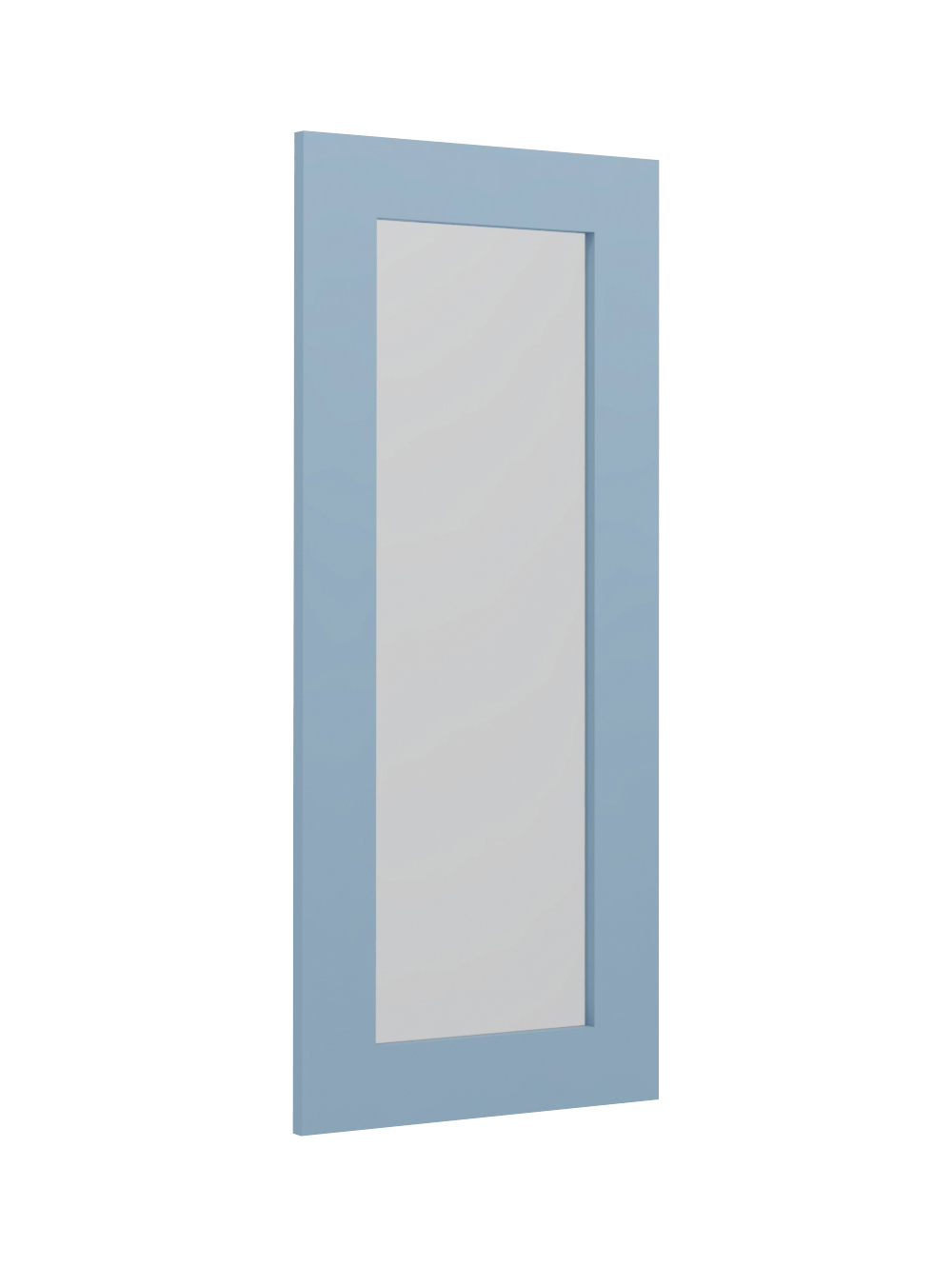 AX-W3036BGD: Xterra Blue Shaker 30″ Glass Door