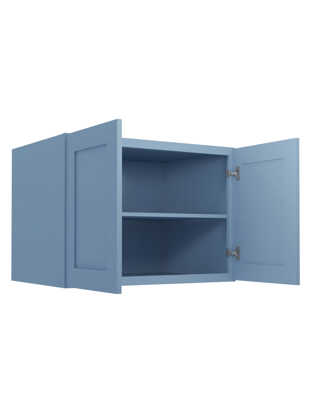 AX-W332424B: Xterra Blue Shaker 33″ Refrigerator Wall Cabinet 24″ deep