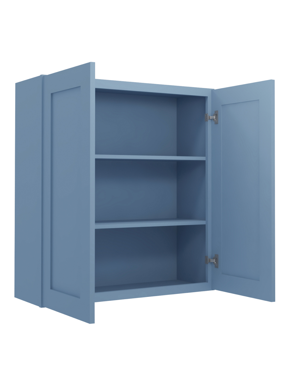AX-W3336B: Xterra Blue Shaker 33″ Double Door Wall Cabinet