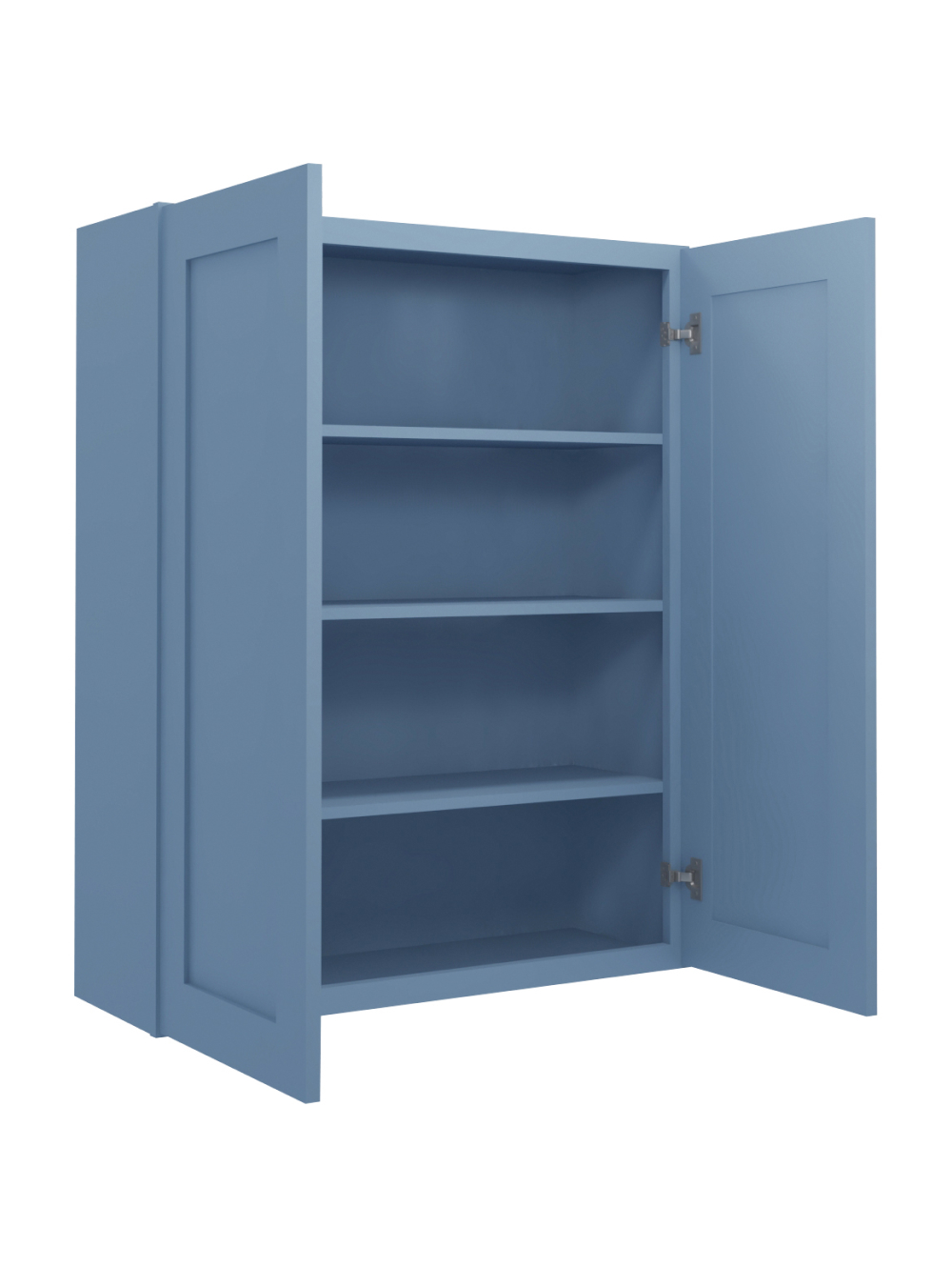 AX-W3342B: Xterra Blue Shaker 33″ Double Door Wall Cabinet