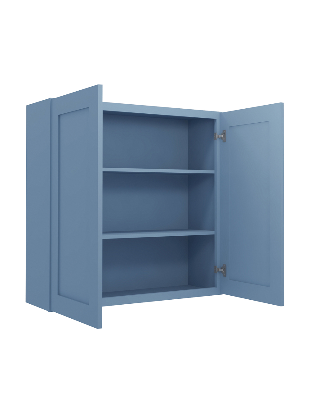 AX-W3636B: Xterra Blue Shaker 36″ Double Door Wall Cabinet