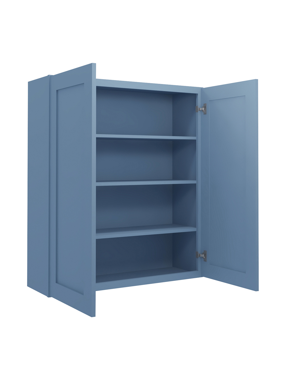 AX-W3642B: Xterra Blue Shaker 36″ Double Door Wall Cabinet