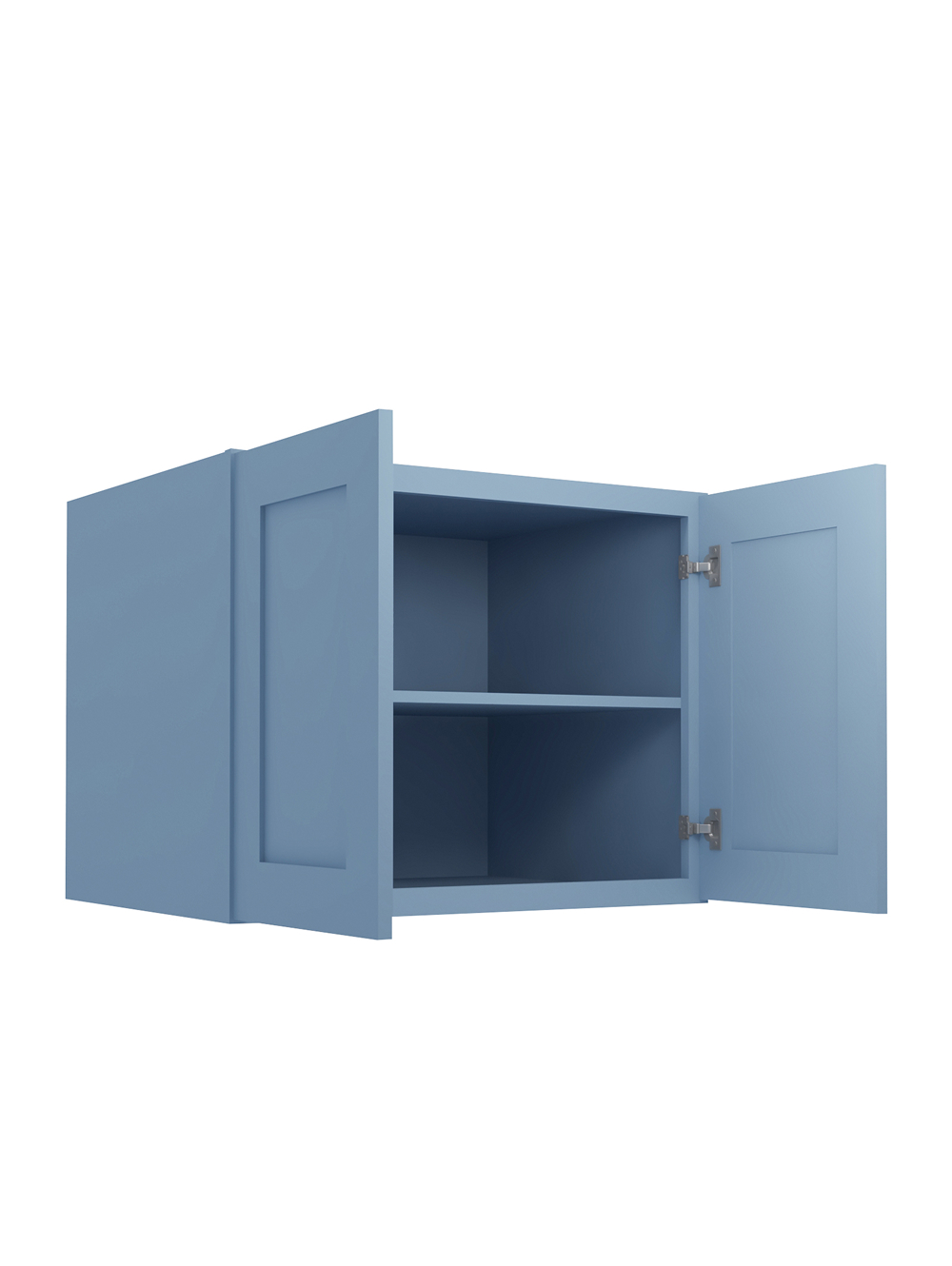 AX-W302424B: Xterra Blue Shaker 30″ Refrigerator Wall Cabinet 24″ deep