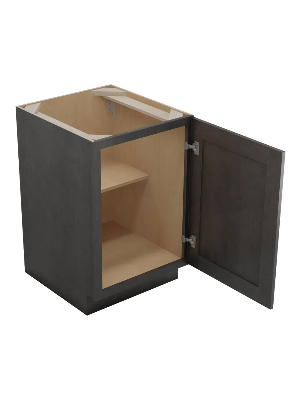 SCN-B21FH: Shaker Cinder 21″ Single Door Base Cabinet