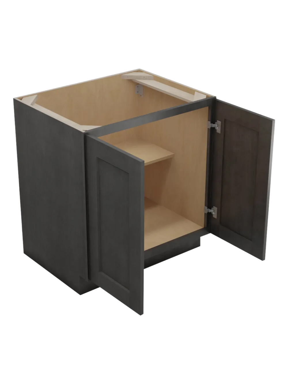 SCN-B30FH: Shaker Cinder 30″ Double Door Base Cabinet