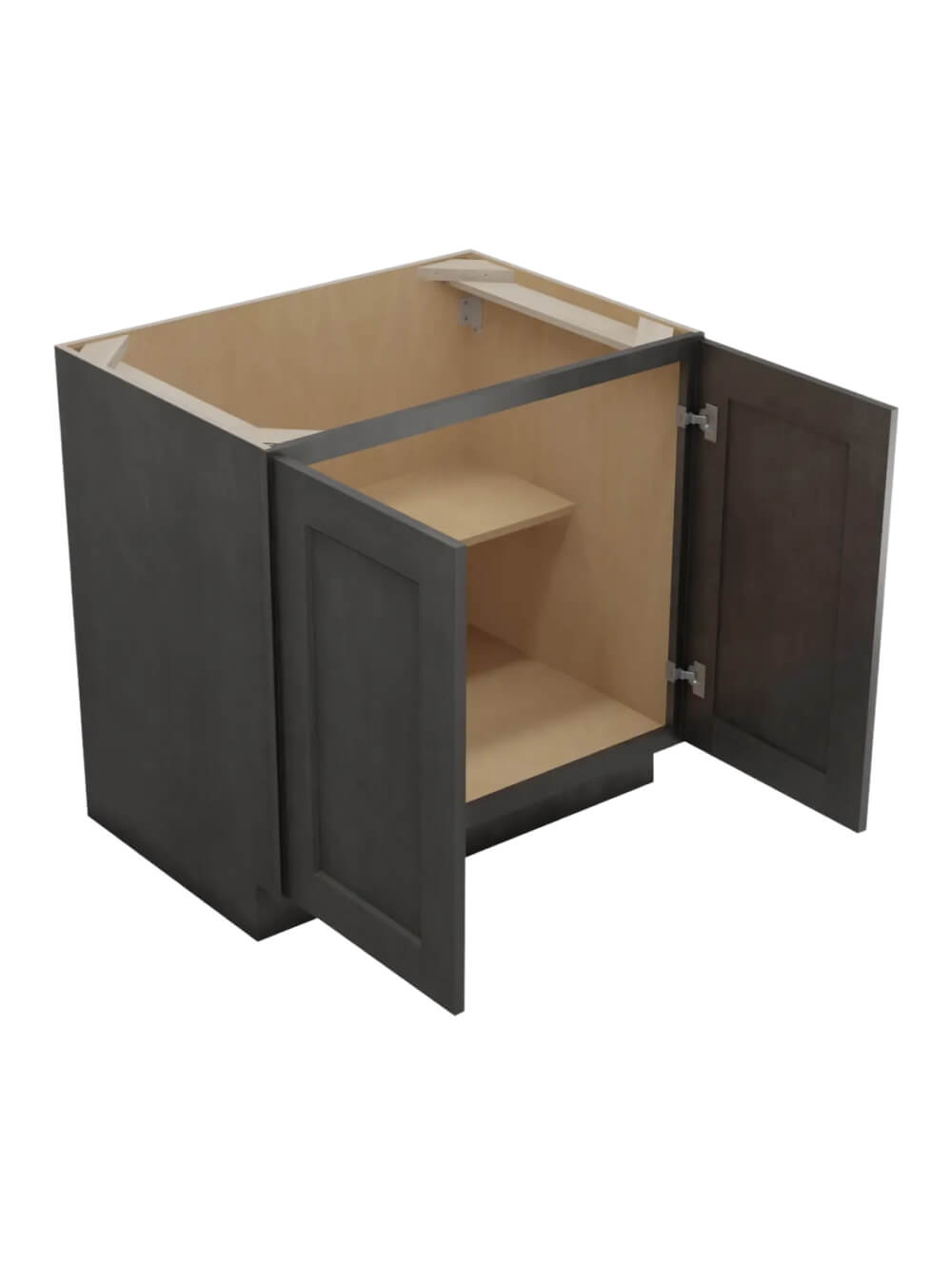 SCN-B33FH: Shaker Cinder 33″ Double Door Base Cabinet