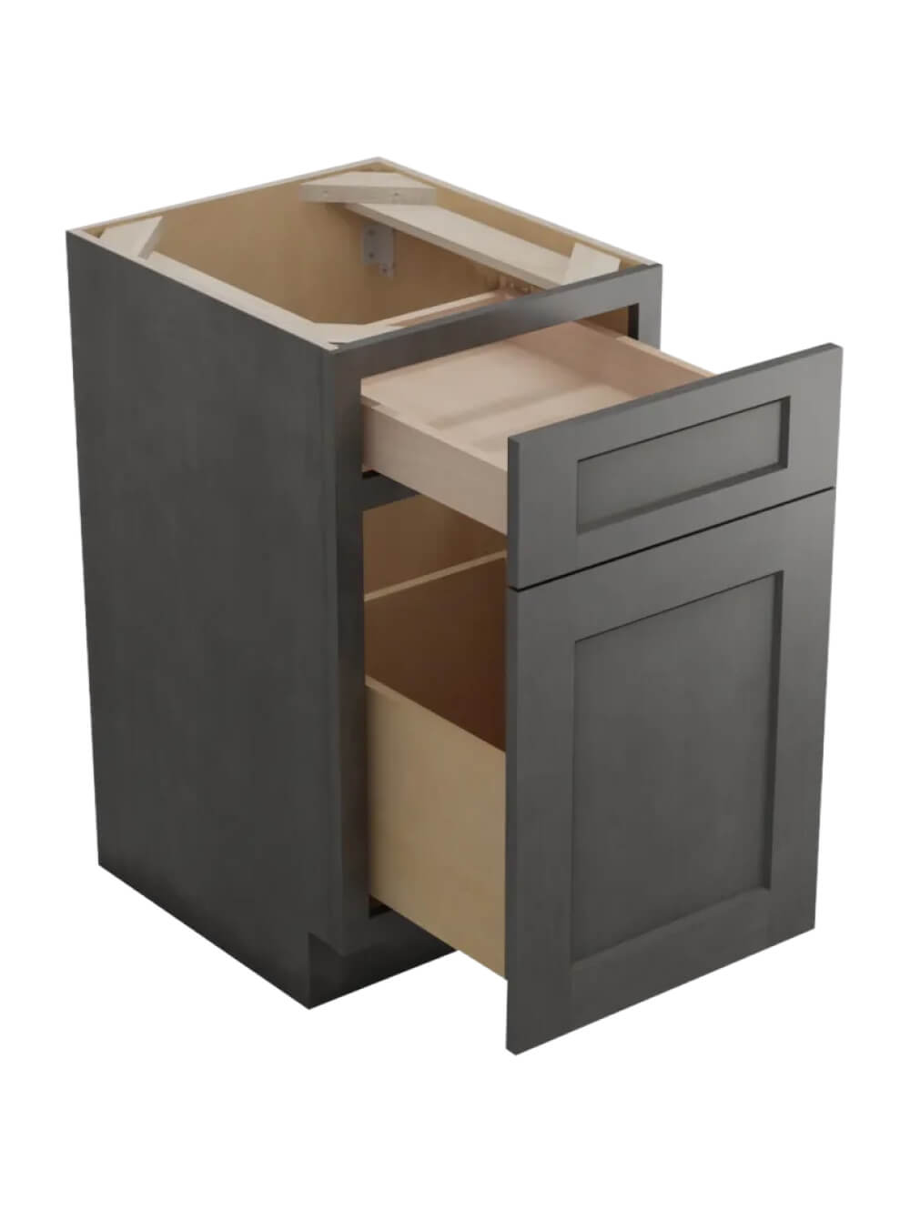 SCN-DFB18: Shaker Cinder 18″ Drawer File Base Cabinet