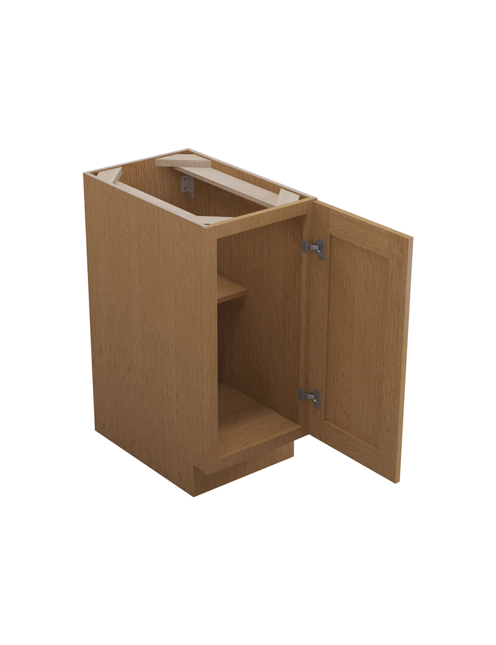 PH-FB15: Petit Oak Shaker 15″ Full Height Base Cabinet