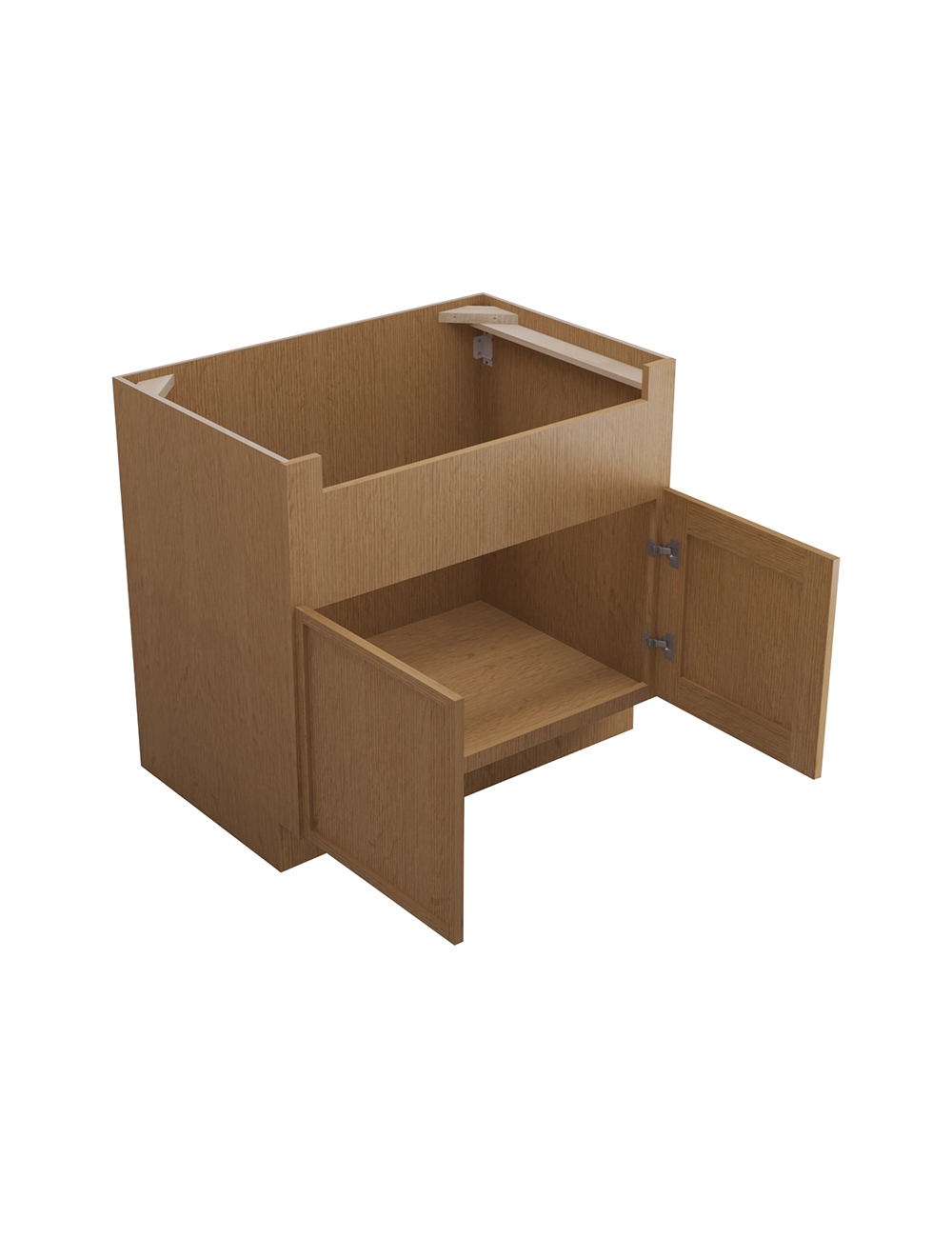 PH-FSB36B: Petit Oak Shaker 36″ Farm Sink Base Cabinet