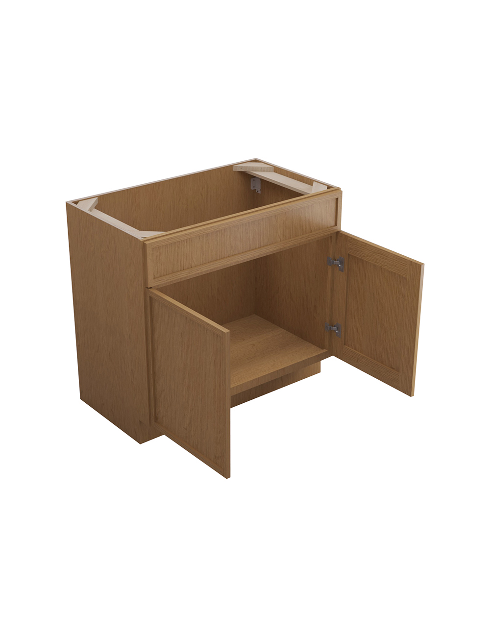 PH-S3621B-34-1/2″: Petit Oak Shaker 36″ Sink Base Vanity