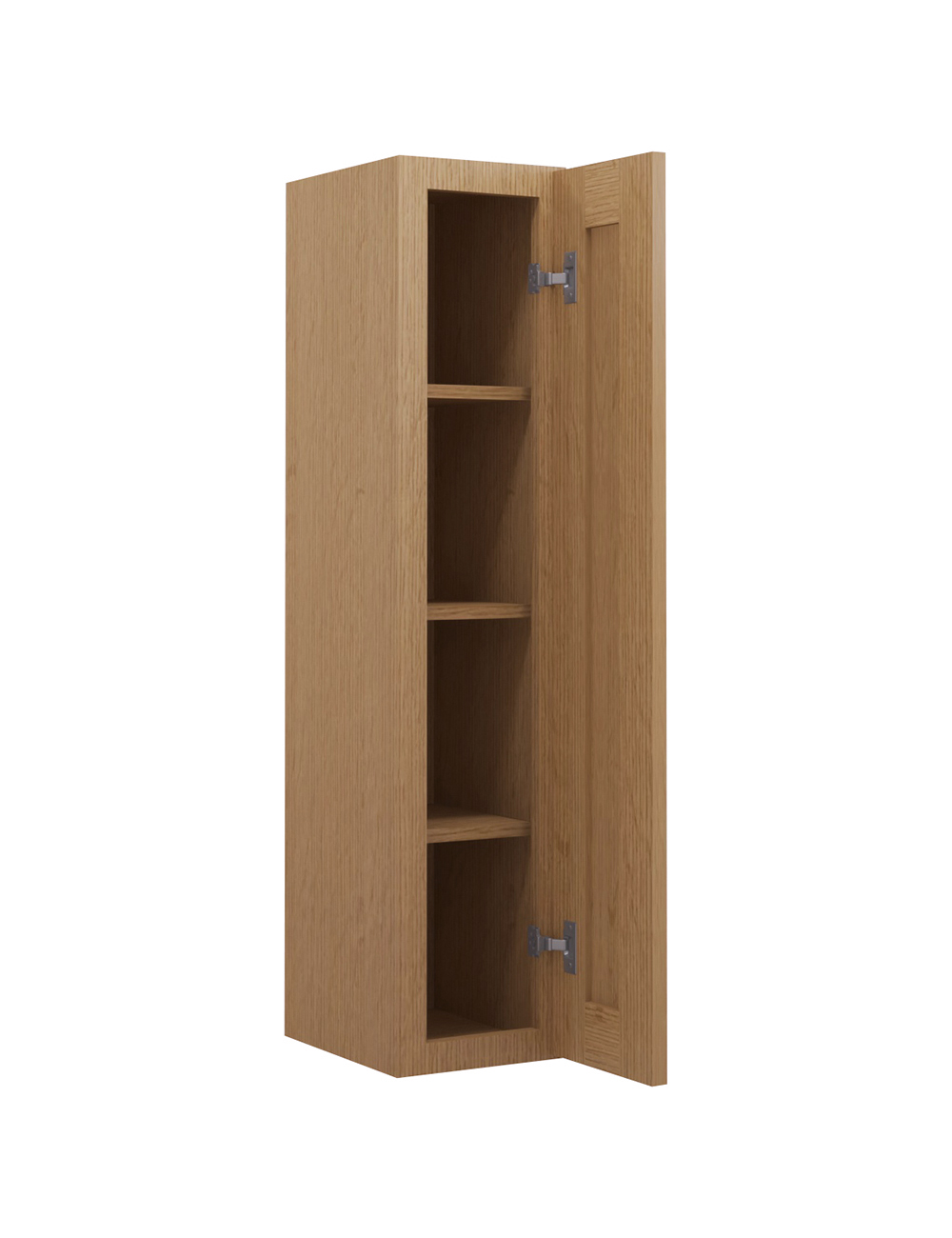 PH-W0942: Petit Oak Shaker 9″ Wall Cabinet