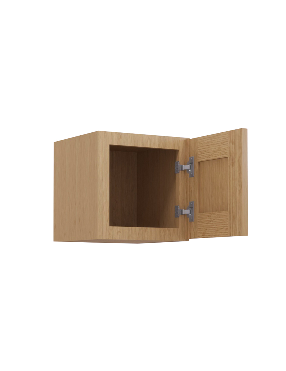 Petit Oak Shaker 12 in. W x 12 in. D x 12 in. H Wall Stacker Cabinet