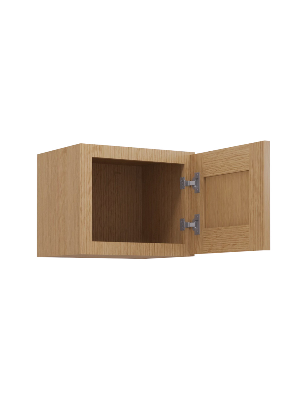 PH-W1512: Petit Oak Shaker 15″ Wall Stacker Cabinet
