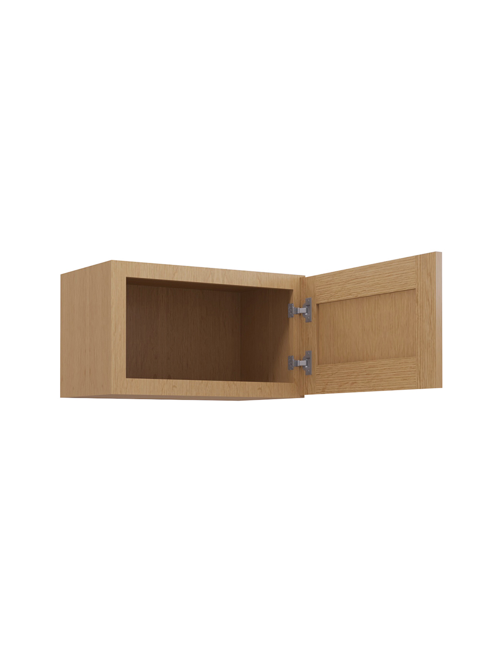 Petit Oak Shaker 21 in. W x 12 in. D x 12 in. H Wall Stacker Cabinet