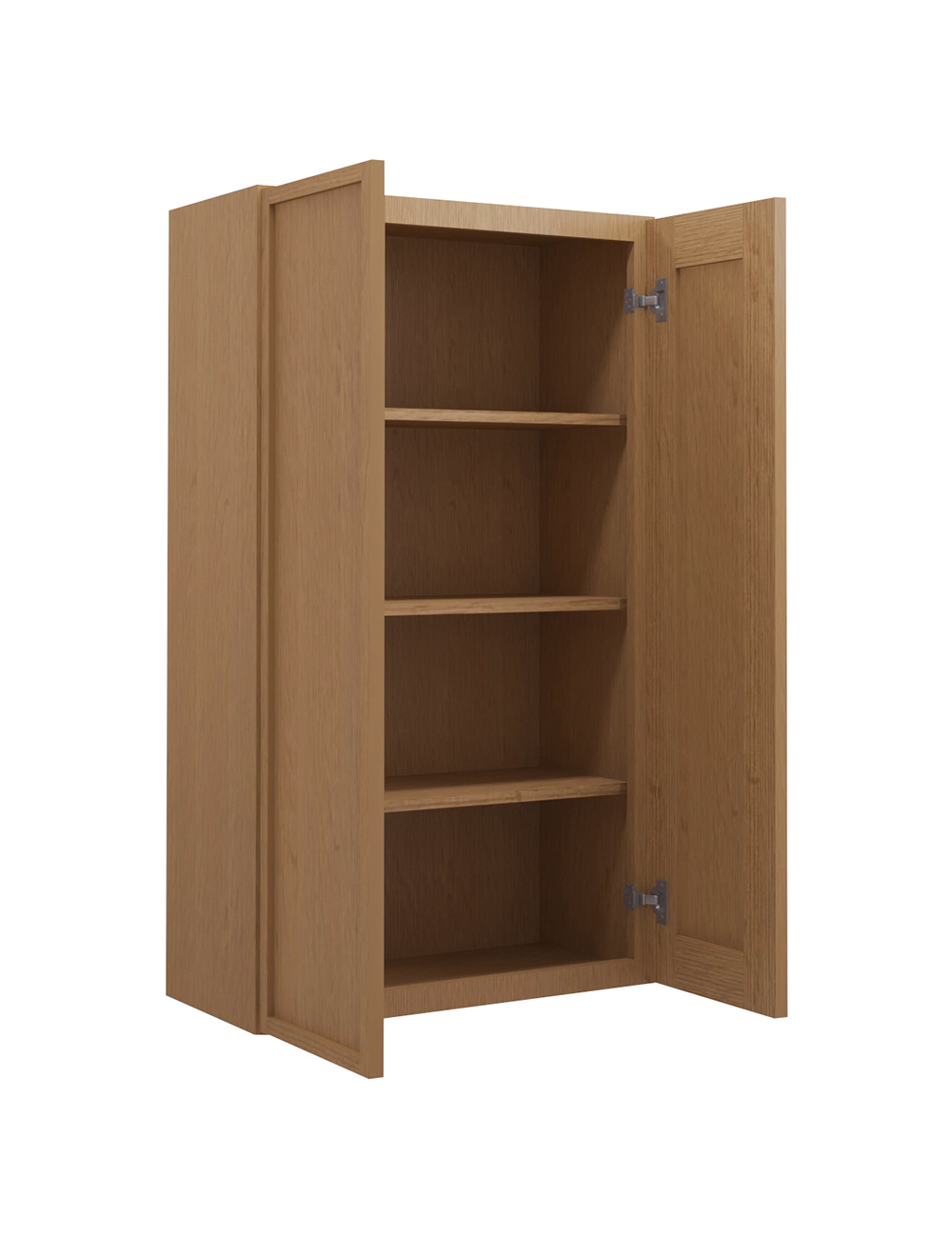 PH-W2442B: Petit Oak Shaker 24″ Double Door Wall Cabinet
