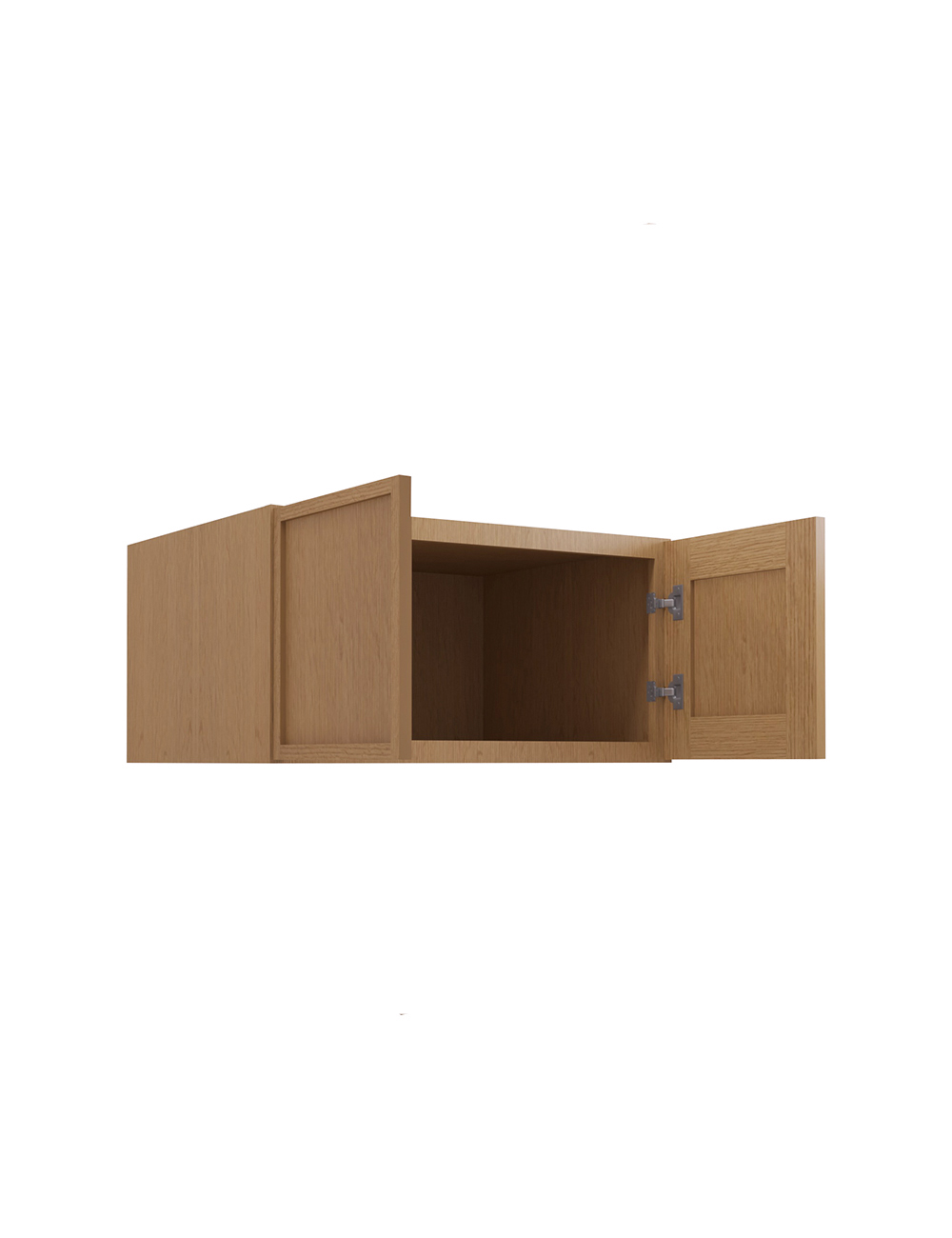 PH-W301524B: Petit Oak Shaker 30″ Refrigerator Wall Cabinet 24″ deep
